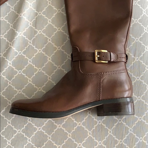 Michael Kors Leather Riding Boot - Picture 3 of 3